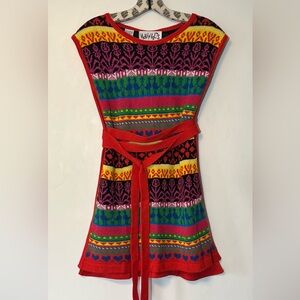 Vicki Volts vintage knit sweater vest top